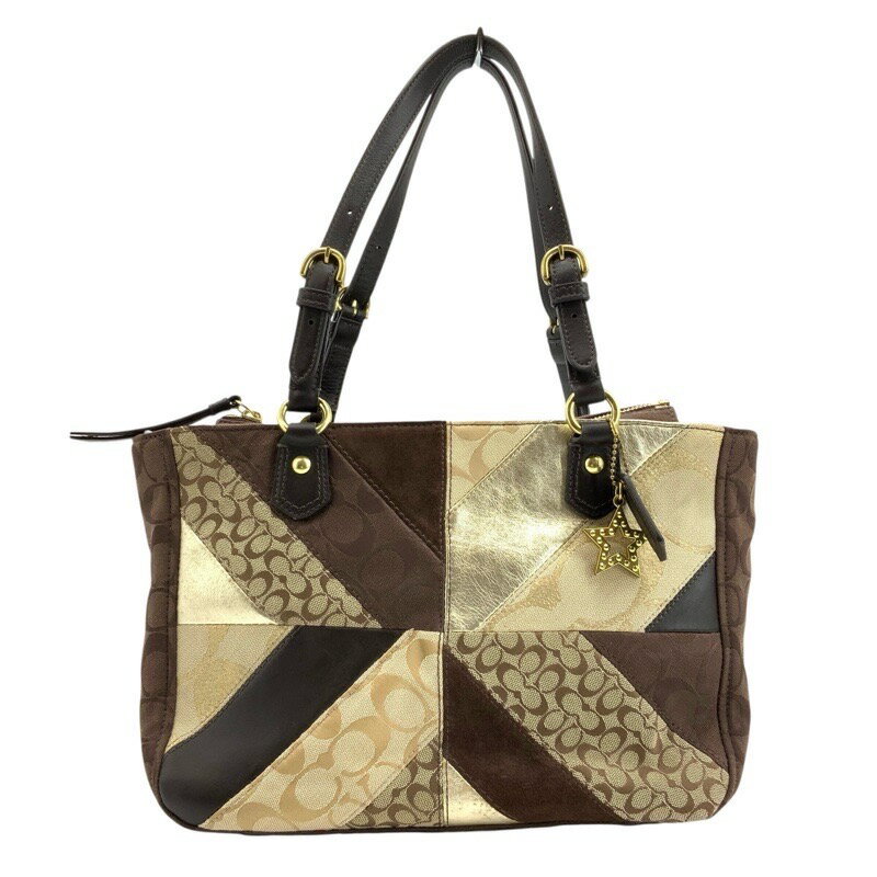coach ミニパッチワークデザイン バッグ ブラウン系 楽天市場】coach(コーチ) パッチワーク(バッグ・小物・ブランド