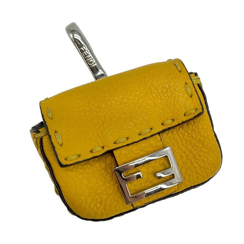 FENDI フェンディ 7AR869 SFR F0M8A AirPods proケース セレリア レザー×イエロー系 USED-B g3102387927900001 かんてい局宜野湾愛知店