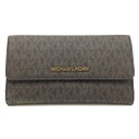 MICHAEL KORS マイケルコース 中古品 USED-B 35F8GTVF3B 二つ折り長財布 PVC ng3101960927700043 レディース ...
