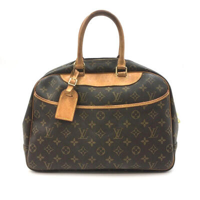 LOUIS VUITTON　ルイヴィトン　M47270　ドーヴィル　モノグラム・キャンバス/ブラウン　USED-B　中古g310031492790001　かんてい局宜野湾愛知店