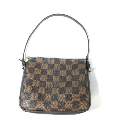 LOUIS VUITTON ルイヴィトン N51982 トゥルースメイクアップ ポーチ ダミエ　 ブラウン レディース【USED-B】【中古】 送料無料 g21-2998 かんてい局 宜野湾愛知店