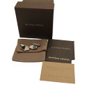 【中古】BOTTEGA VENETA ボッテガヴェネタ Ag925 カフス カフスボタン ブラック ホワイト シルバー メンズ A2300070