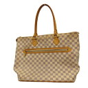 【中古】LOUIS VUITTON ルイヴィトン N51184 サレヤGM ダミエ アズール キャンバス バッグ トートバッグ レディース A2300502