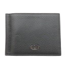 【中古】 Dior ディオール 2ESBH069CDI マネークリップ ウォレット ブラック メンズ ユニセックス レザー A2501018 【無料ギフトラッピ...