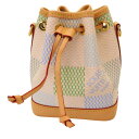 【中古】LOUIS VUITTON【ルイヴィトン】N40640 ダミエ リシャス ナノノエ ピスタチオグリーン 2wayショルダーバッグ A2405408【無料...