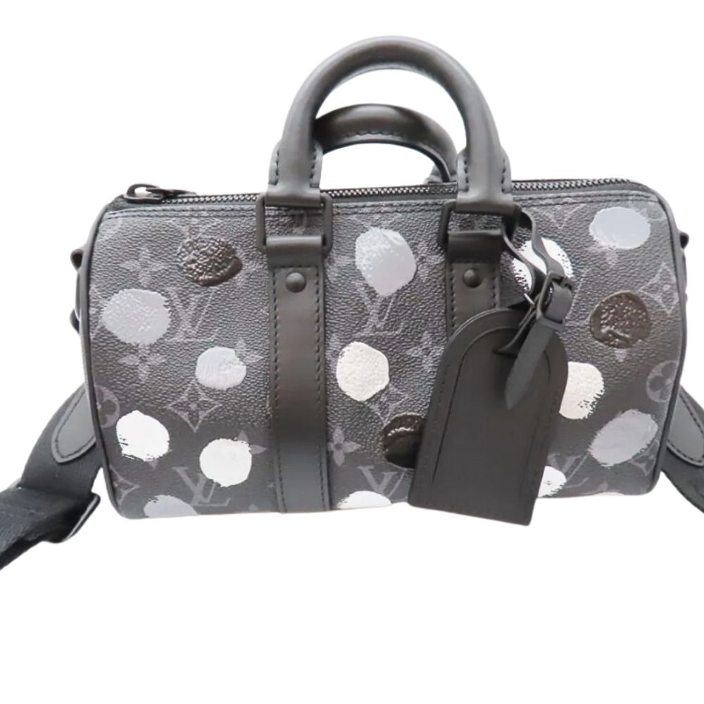 ≪値下げ≫【中古】LOUIS VUITTON ルイヴィトン M46406 キーポルバンドリエール25 モノグラムエクリプス 2WAYバッグ ハンドバッグ ショルダーバッグ 草間彌生 ボストンバッグ A2400063 【無料ギフトラッピング承ります】のサムネイル