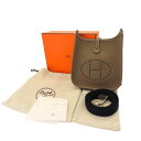 ≪値下げ≫【中古】HERMES エルメス エブリンTPM アマーヌ16 エトゥープ W刻印 2024年 SV金具 ショルダー ネイビー ショルダーバッグ 未使用...