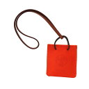≪値下げ≫【中古】 HERMES エルメス サックオランジュ バッグチャーム オレンジ ミニチュア アニョーミロ 箱付き A2300913 【無料ギフトラッピン...