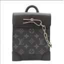 【中古】LOUIS VUITTON ルイヴィトン M82774 モノグラム・エクリプス ナノ・スチーマー ショルダーバッグ 斜めかけ ミニハンドバッグ ブラック...