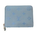 【中古】 LOUIS VUITTON ルイ ヴィトン ジッピーコインパース エキゾチックレザー モノグラム 小銭入れ リザード ライトブルー ラウンドファスナー 未使用品 ユニセックス A2502481 【無料ギフトラッピング承ります】