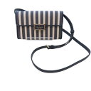 【中古】kate spade ケイト・スペード リーガン ストライプ キャンバス ウォレット クロスボディ レディース メンズ ユニセックス 日常使い 小さめバッグ コンパクト カード収納 A2503890 【無料ギフトラッピング承ります】(4)