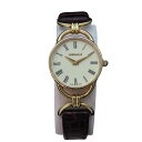 【中古】GUCCI グッチ ラウンド 型番:6000.2.L レディース クオーツ 茶ベルト ゴールド A2301812(2)