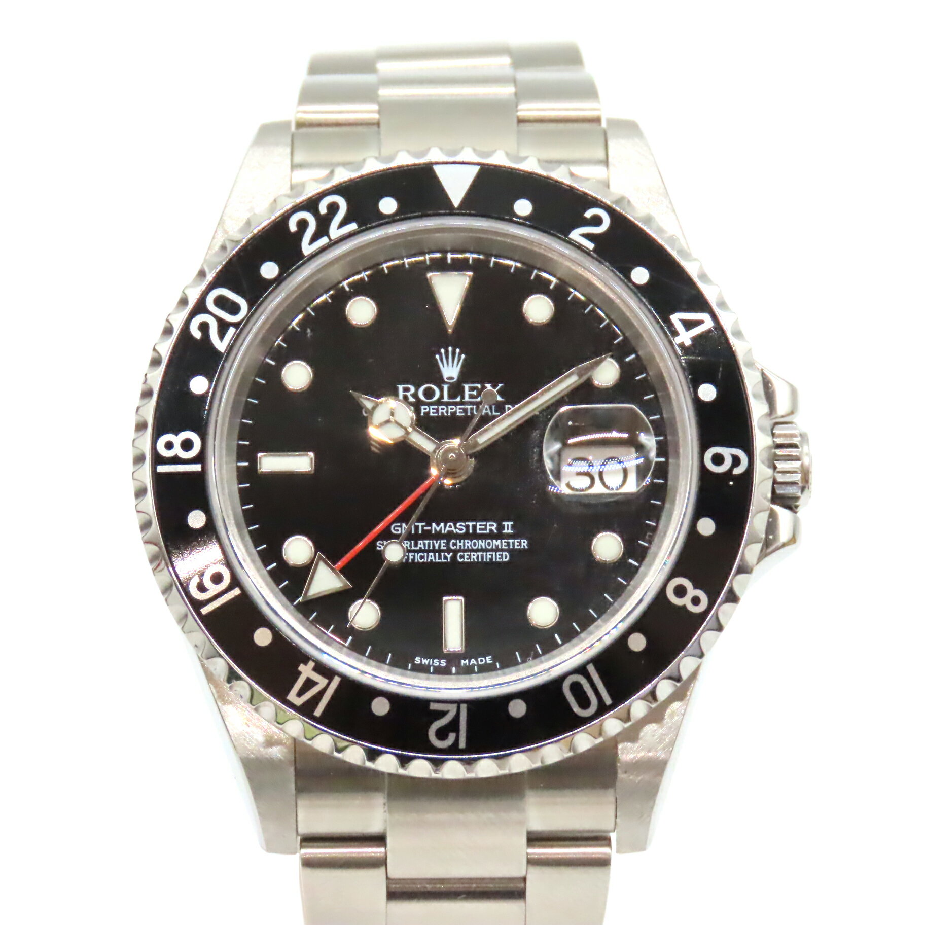 【中古】ロレックス Rolex 16710 GMTマ