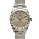 【中古】新品仕上げ ロレックス Rolex 14000M エアキング シルバー【中古 USED9 SA】A2302409