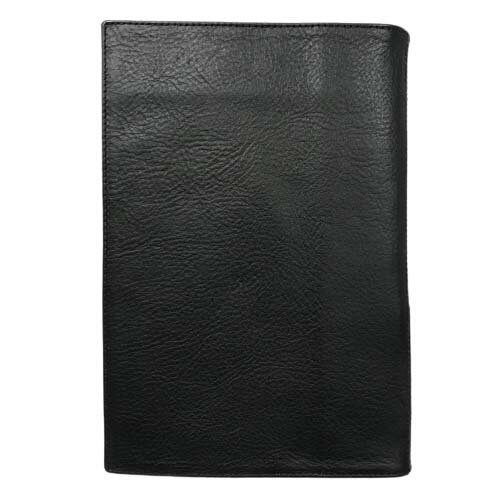 【美品】クロムハーツ 2813-304-0500-0900 LSノートパッド メモ帳カバー 手帳カバー フレアニー ブラック 黒系 レザー シルバー 革 銀 メンズ 男性用 CH 【男性用】