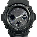 ［南店］【美品】カシオ G-SHOCK AWGM100B-1A クロノグラフ 腕時計 マルチバンド6 耐衝撃 デイト 曜日 黒文字盤 ブラック ステンレス ラバー 2針 タフソーラー 高級 ブランド 普段使い ビジネス メンズ レディース 男女兼用【中古】 その1