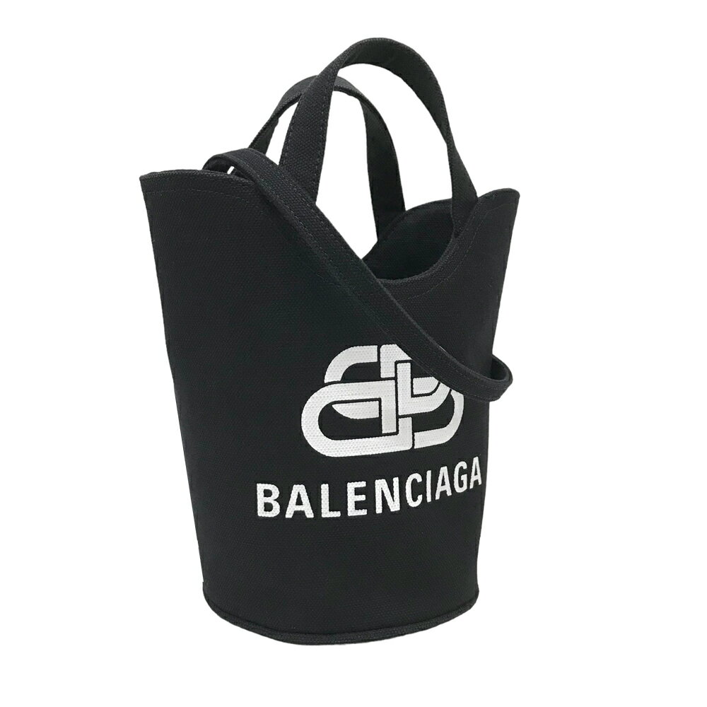 【極美品】 バレンシアガ 619979.1090 ウェーブXS 2wayショルダーバッグ ハンドバッグ 斜め掛け バケット バケツ型 【中古】のサムネイル