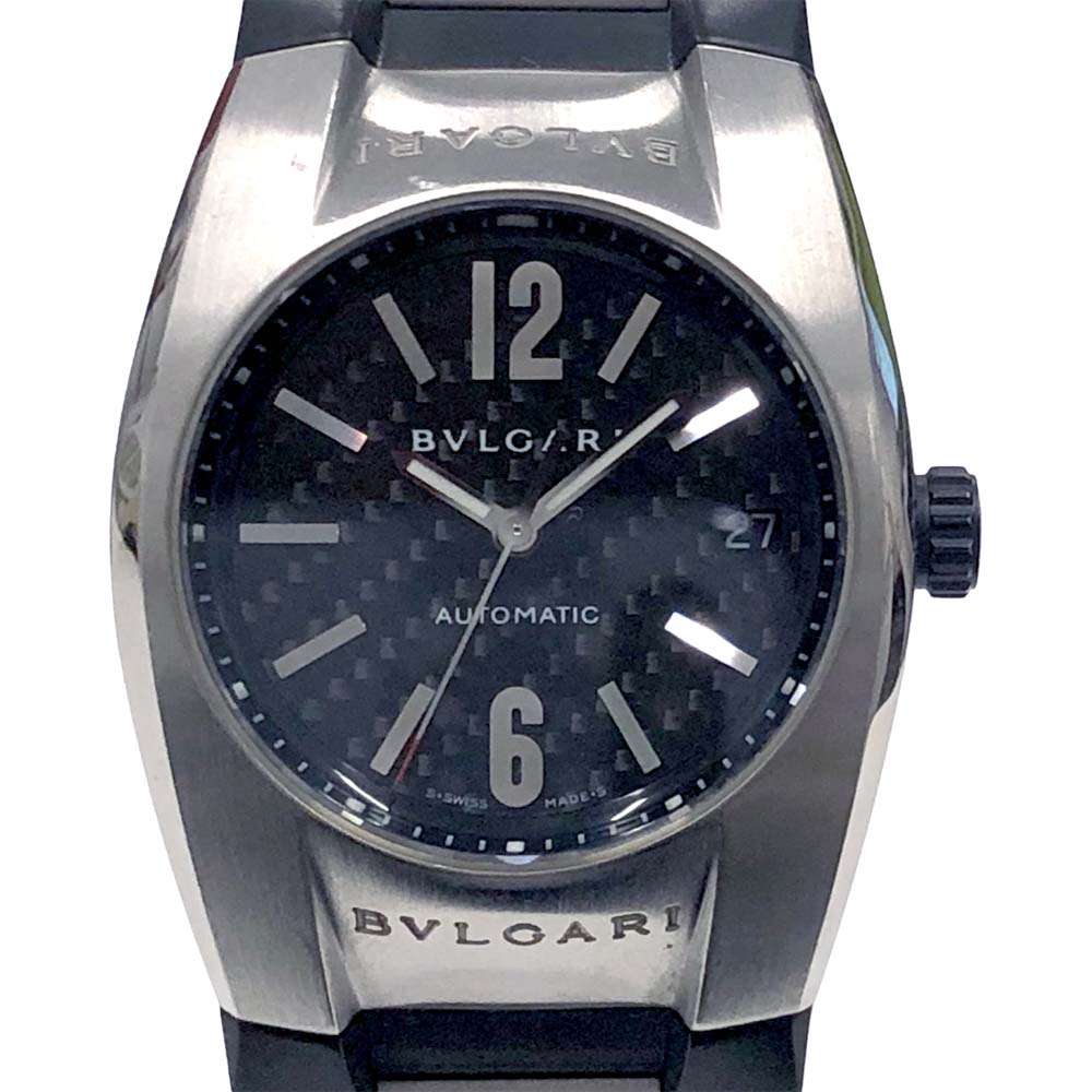 ［南店］ 【美品】 ブルガリ EG35BSVD エルゴン EG35S 自動巻き 機械式 腕時計 カー ...