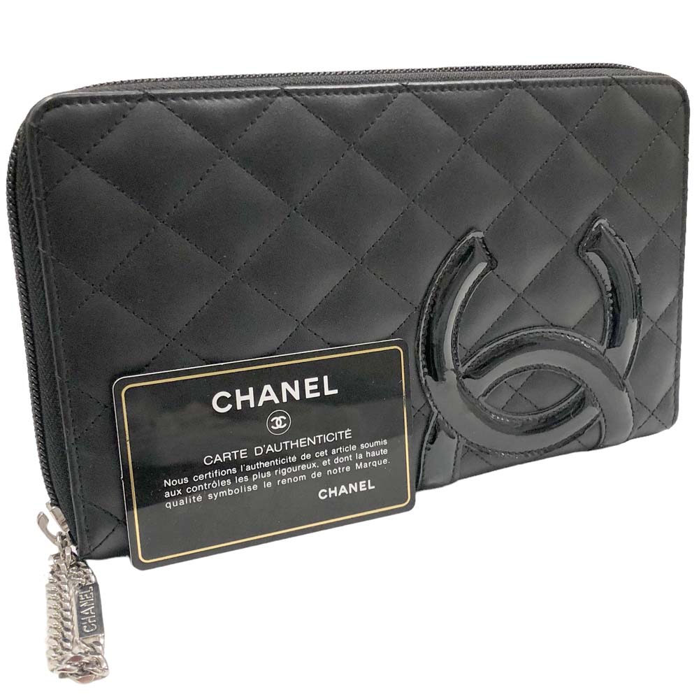 楽天市場】chanel シャネル カンボンライン ラウンドファスナー 楽天市場】chanel シャネル カンボンライン ラウンドファスナー