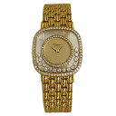 【良品/電池交換済】ショパール Chopard 21/2900 ハッピーダイヤモンド 18K 750 クォーツ式腕時計 ゴールド ボーイズ 【中古】