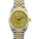 【美品/OH済】 ロレックス ROLEX 68273G デイトジャスト イエローゴールド シルバー ボーイズ 【中古】