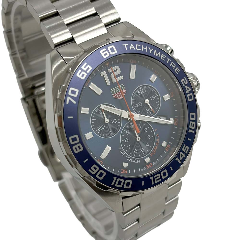 【極美品/電池交換済み】 タグホイヤー TAG Heuer CAZ1014.BA0842 フォーミュラ1 クロノグラフ ブルー メンズ 【中古】