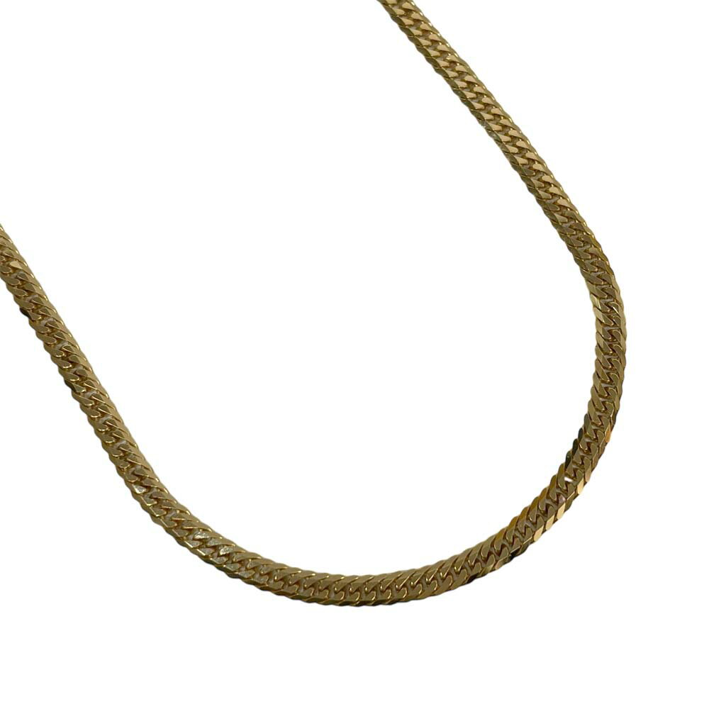 【美品】 喜平6面ダブル ネックレス K18 750 約40cm 約10g ゴールド ユニセックス 【中古】