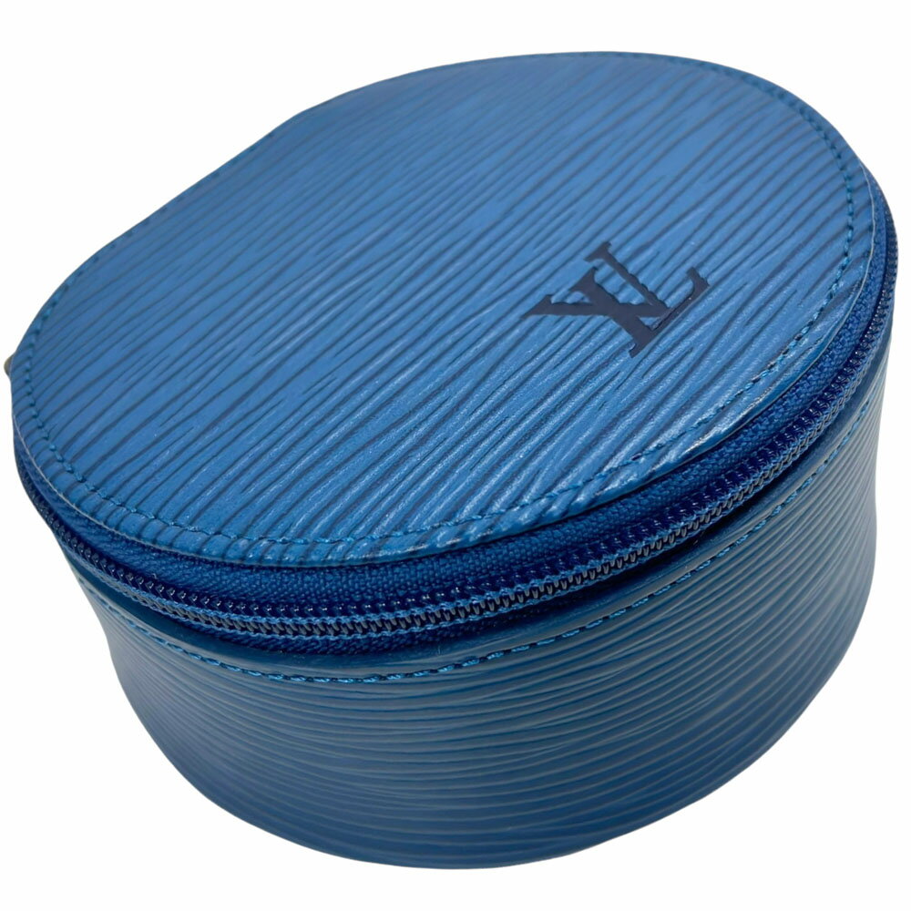 【美品】 ルイヴィトン M48215 エクランビジュー10 ジュエリーボックス ミニケース エピ ブルー レディース【中古】