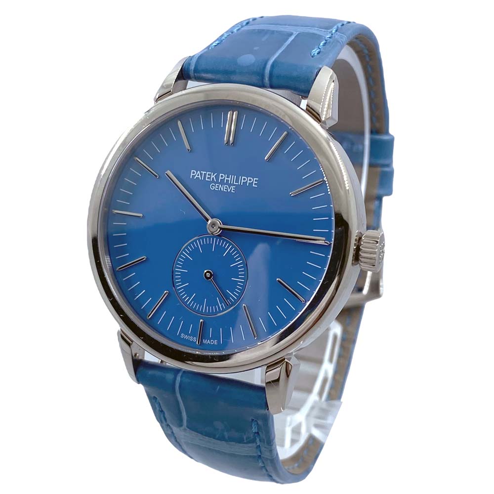 【未使用品/限定モデル】パテックフィリップ PATEK PHILIPPE 6127G-010 7127G-010 カラトラバ ペアウォッチ 18Kホワイトゴールド シルバー メンズ レディース 【中古】