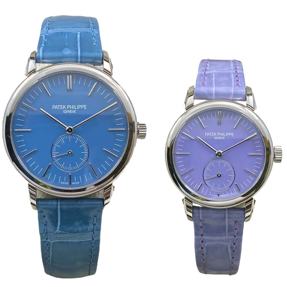 【未使用品/限定モデル】パテックフィリップ PATEK PHILIPPE 6127G-010 7127G-010 カラトラバ ペアウォッチ 18Kホワイトゴール...