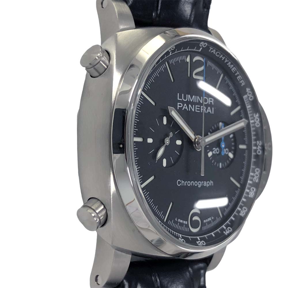 ［南店］【美品/替えベルト〇/仕上げ済み】パネライ PANERAI PAM01109 ルミノール クロノ X番 OP7318【中古】