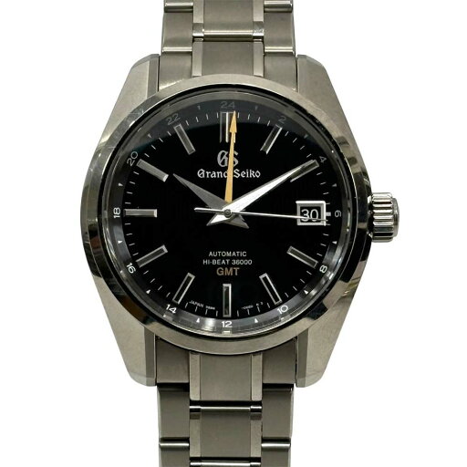 【良品】 グランドセイコー Grand Seiko SBGJ213 ヘリテージコレクション GMT 自動巻き ブラック マスターショップ限定モデル ブライトチタン メンズ 【中古】 【良品】 グランドセイコー Grand Seiko SBGJ213 ヘリテージコレクション GMT 自動巻き ブラック マスターショップ限定モデル ブライトチタン メンズ 【中古】