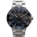【美品/ギャラ○】 オリス ORIS 01 400 7769 4154 アクイスデイト キャリバー400 腕時計 グレー 【中古】