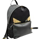 【美品】 フェンディ 7VZ042 バグズ バックパック ブラック 黒色 【中古】