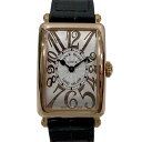 【美品/電池交換済み】 フランクミュラー FRANCK MULLER 902QZ ロングアイランド レフィール アイボリー 【中古】