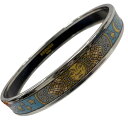 【美品】 エルメス エマイユメタルバングル 約19.5cm 【中古】