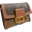 【良品】 ルイヴィトン M68725 ポルトフォイユ・ドーフィーヌ ブラウン【中古】