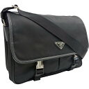【ほぼ未使用/極美品】 プラダ 2VD768 Re-nylon ショルダーバッグ ブラック ショルダーバッグ【中古】