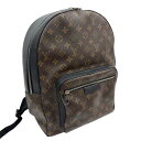 【美品】 ルイヴィトン M41530 ジョッジュ ブラウンxブラック バックパック リュック リュックサック【中古】