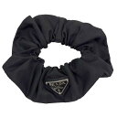 【美品】 プラダ 1IF015 トライアングルシュシュ【中古】
