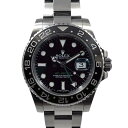 【美品/ギャラ〇】 ロレックス Rolex 116710LN GMTマスター2 ランダム番 ブラック 【中古】