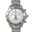 【極美品/ギャラ○/オーバーホール済み/外装仕上げ済み】 オメガ OMEGA 2595.30.00 シーマスター アプネアマイヨール シルバー 【中古】