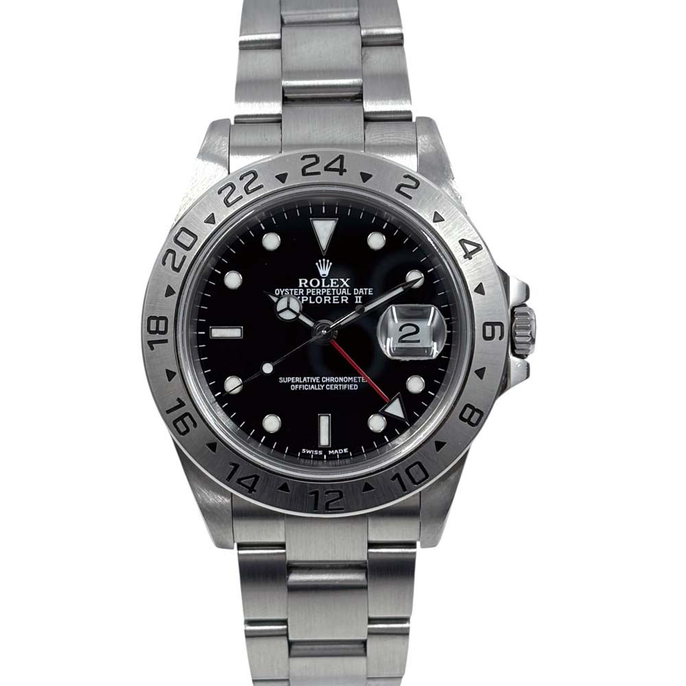 【美品/ギャラ○/外装仕上げ済み】 ロレックス Rolex 16570 エクスプローラー2 P番 ...