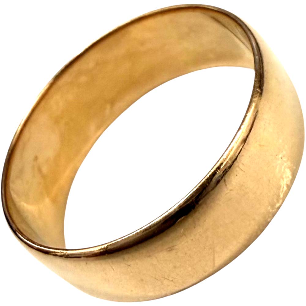 ［泉店］【美品】 かまぼこリング K18 約3.84g 約11号 【中古】