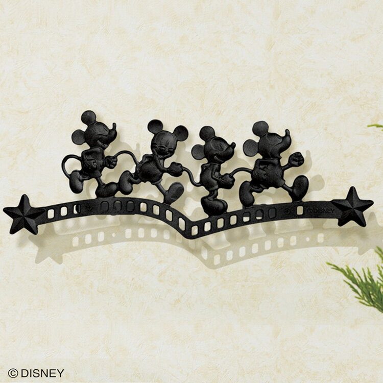 【11/25迄限定P2倍+先着最大600円OFF】壁飾り アイアン調ディズニー ミッキー アルミ 鋳物 レリーフ オーナメント 鋳物レリーフ ミッキーC型 <壁...