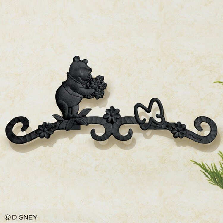 【11/25迄限定P2倍+先着最大600円OFF】壁飾り アイアン調ディズニー プーさん アルミ 鋳物 レリーフ オーナメント 鋳物レリーフ くまのプーさんA型...