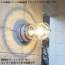 マリンランプ 玄関照明 外灯 屋外 照明 玄関 照明 センサーライト 電気 LED 壁掛け ライト おしゃれ 外 明かり マリンライト 明暗センサー付き 船舶 照明 マリン ライト 西海岸 マットシルバー色 かわいい レトロ 防水 防雨 防犯 100V 【全国一律送料無料】 2