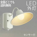 屋外 照明 玄関 照明 玄関照明 外灯 傘 ブラケット ライト センサーライト 電気 LED 壁掛け ライト おしゃれ 外 明かり 【LED一体型】 人感センサ...