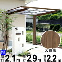 【3連休限定P2倍+先着最大1,000円OFF】サイクルポート 木目調 自転車置き場 自転車 屋根 雨よけ アートポートミニ 21-28 標準柱H22 熱線カット屋根 タカショー TAKASYO 新築 新居 外構 交換 買い替えおしゃれ 激安 バイク ガレージ【地域限定送料無料】