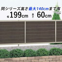 【9/30まで限定価格】目隠し フェンス 目隠しフェンス アルミ ルーバー フェンス 目隠し 外構 DIY 境界フェンス おしゃれ 木調 屋外 柵 仕切り 後付け 視線カット プライバシー 【 T60 H600mm 高さ 60cm 】【フェンス本体】【木調カラー】 横ルーバーフェンス 送料無料